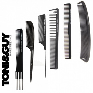 Set kit 6 piepteni carbon antistatici Toni & Guy frizerie coafor