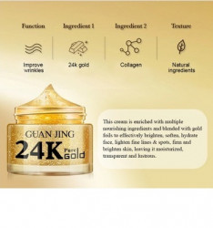 24K Pure Gold Collagen Face Cream, 50ml