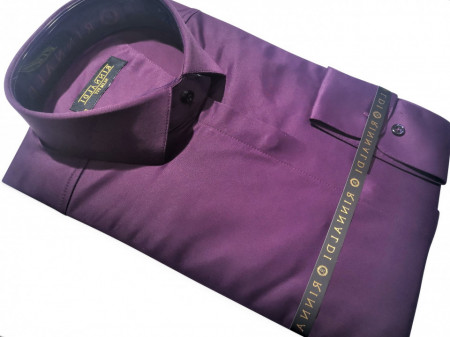 Camasa mov inchis slim fit