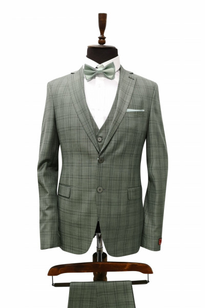 costum barbati slim fit talia 0