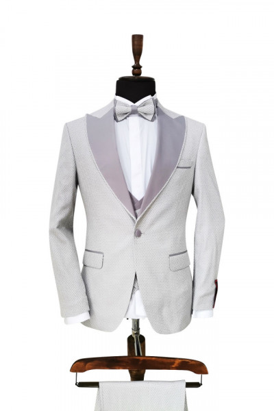 Smoking gri slim fit