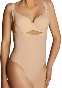 Body de corectie nude cu bretele