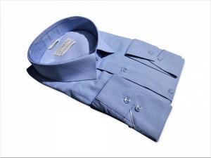 Camasa bleu slim marimi mari