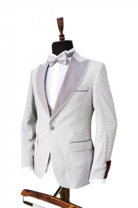 Smoking gri slim fit
