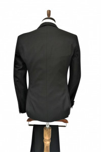 Smoking negru slim fit