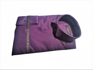 Camasa mov inchis slim fit