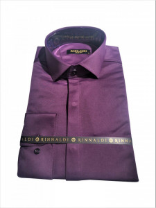 Camasa mov inchis slim fit