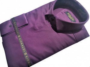 Camasa mov inchis slim fit
