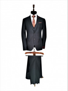 Costum gri slim fit 
