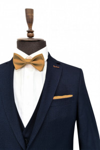 Costum slim fit bleumarin