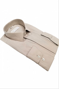 Camasa bej slim fit