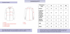 Camasa grena slim fit Corado