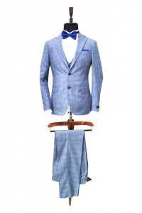 Costum bleu slim fit