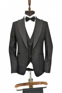 Smoking negru slim fit