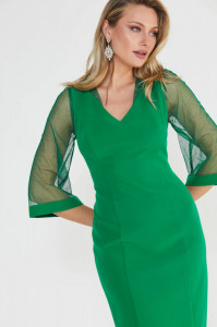 Rochie verde ocazie