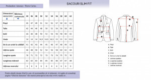 Sacou slim fit Bradley bleu