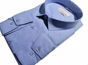 Camasa bleu slim marimi mari