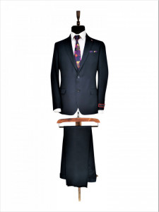 Costum clasic bleumarin