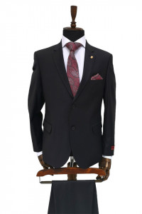 Costum clasic, negru talia 1 Norman