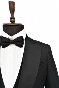 Smoking negru slim fit
