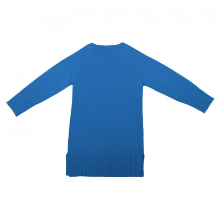 Rochie lână merinos - Ibiza blue