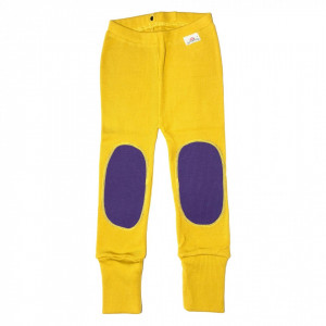 Colanti Rib lână merinos - Lemon Curry/Prism Violet
