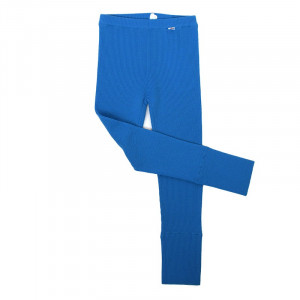 Colanti Rib lână merinos - Ibiza blue