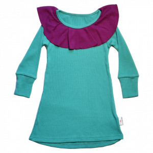 Rochie Rib lână merinos - Atlantis