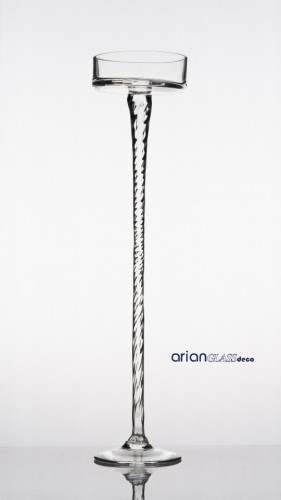 Platou Calypso cu picior spiralat H 50 cm