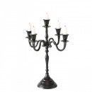 Sfesnic negru mat H 40 cm