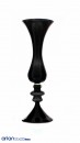 Vaza inalta din sticla neagra Cleopatra H 75 D 26