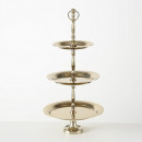 Etajera metalica aurie Camille H 63 cm