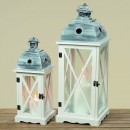 46307 Set 2 felinare Tudor H 42 - 60 cm
