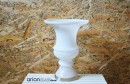 Cupa din sticla alba Elysium H 28 cm