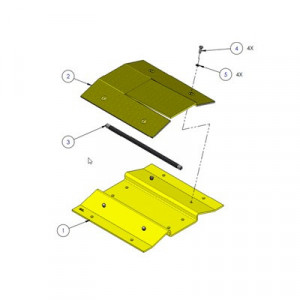 DKS DOORKING 1603170 Seccion libre de picos para barreras DK