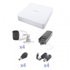 EPCOM KEVTX8T4BGA KIT TurboHD con Audio 1080p / DVR 4 Canale