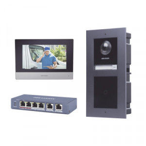 HIKVISION DSKIS601V2 KIT de Videoportero IP con llamada a Ap