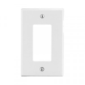 HUBBELL HUBP26W Tapa para Contacto Rectangular Color Blanco.