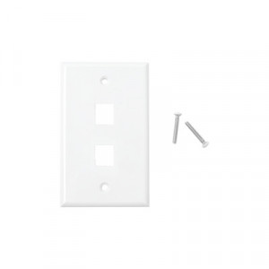 LPFP17 Linkedpro Placa de pared de 2 puertos Keys