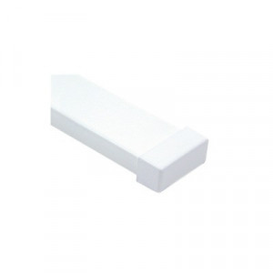 PT48F Thorsman Tapa final blanca de PVC auto extin