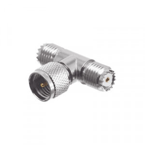 RF INDUSTRIES LTD RFU631 Adaptador en T de Conector Mini-UHF