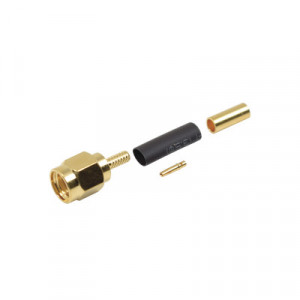RF INDUSTRIES LTD RP30001B Conector SMA Macho Inverso de Ani