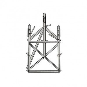 Rsb07 Rohn Base Corta Para Seccion 7 Para Torres A