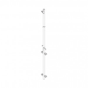 Splumap Syscom Towers Pluma De Aluminio De 4 Metro