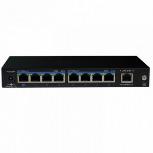UTEPO UGC182002 UTEPO UTP3SW08TP120 - Switch PoE de 9 Puert