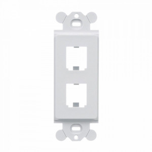 Cfg2wh Panduit Marco De Modulo Duplex Para Placas