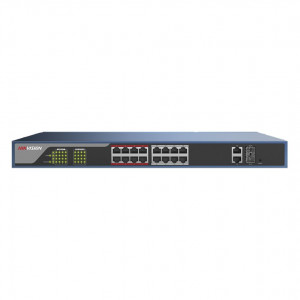 Ds3e1318pe Hikvision Switch PoE 250 Metros Larga D