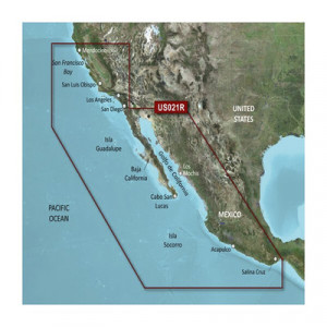 GARMIN 10C072200 Mapa VUS021R US Mendocino Salina Cruz y cos