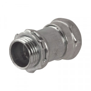 HUBBELL HUB2903 Conector Recto Compresion de Acero Galvaniza