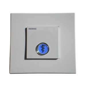 IBERNEX NX0397B BOTON AZUL ILUMINADO CON LECTOR RFID 125 KHZ